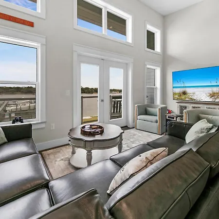 Completely Coastal Spacious Townhome With Harbor Views A Dock And Community Pool